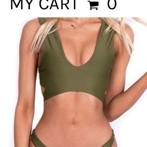 Almost naked bikini top